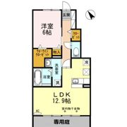 アゼリア岸岡の間取り画像