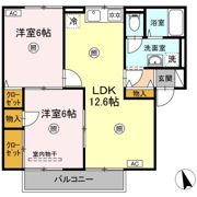 メゾンリヴェール A棟の間取り画像