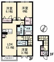 ブルーシエル C棟の間取り画像