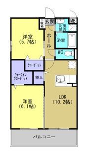 エステルの間取り画像