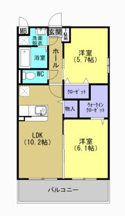 エステルの間取り画像