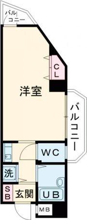 YKハイツ相生町の間取り画像