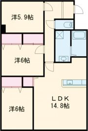 エスポワール有福の間取り画像