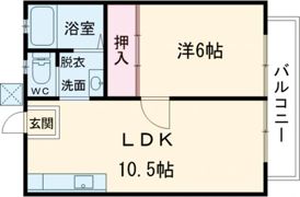 扇町ハイツの間取り画像