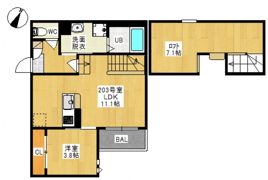 GRANDTIC 西阿知（グランティック ニシアチ）の間取り画像