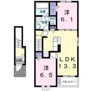 ジャルダンの間取り画像