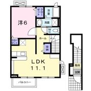 メゾンみのるⅡの間取り画像