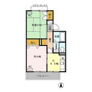 ルードルフィアタウンズ Bの間取り画像