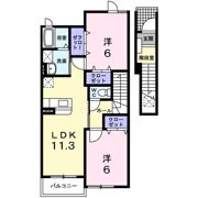 ピュアブリーズ・タマDの間取り画像