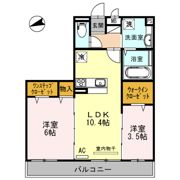 グレイスコートA棟・B棟 A棟の間取り画像
