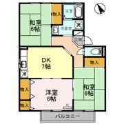 ゼフィール B棟の間取り画像