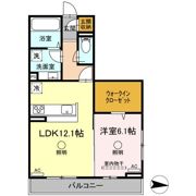 マーレ京町の間取り画像
