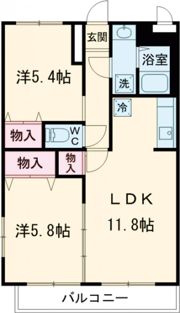 サニーコート中原の間取り画像