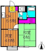 コーポ幡多の間取り画像