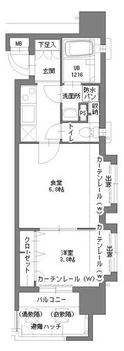 アクタス博多Vタワーの間取り画像