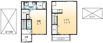 ベルデの間取り画像
