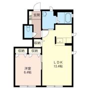 コスモスBの間取り画像