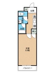プランドール島崎の間取り画像