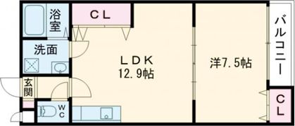 リレックス鳳中町の間取り画像