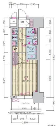 プレサンス上前津エレスタの間取り画像