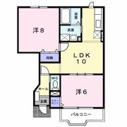 カサグランデすみれのBの間取り画像