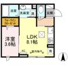ときわぎⅢの間取り画像