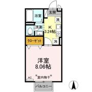 J'sパレスⅡの間取り画像