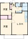 サンハイツ国岡の間取り画像