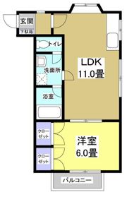オレンジハウスA棟の間取り画像