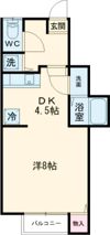リアンジュBの間取り画像