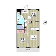 サニーエステートの間取り画像