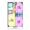 サンホークハイツの間取り画像