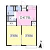 シティハイム南仙北Bの間取り画像