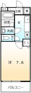 EDEN COURTの間取り画像