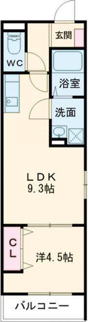 エムグレース平野の間取り画像