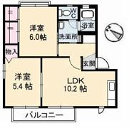 グリーンヴィレッジ B棟の間取り画像