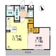 アルカサル駅南 Bの間取り画像
