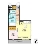 ヴィラ リッツⅢの間取り画像