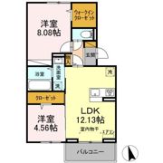 メゾン・アルカディアの間取り画像
