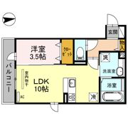 ライスシャワー坪井の間取り画像