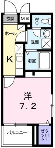 フィレール デュ トラジャⅢの間取り画像
