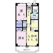 グラース ジェルメの間取り画像