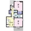 クローバー ポンドEの間取り画像