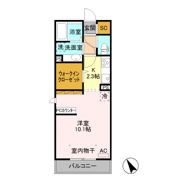 ヴェレーロ・クレッセント 住居の間取り画像