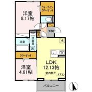 メゾン・アルカディアの間取り画像