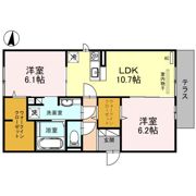 イーストラインⅡの間取り画像