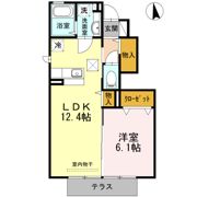 黒髪サンハイツⅢ B棟の間取り画像
