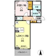 セレブ荒尾の間取り画像
