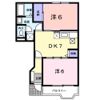 エクセラン大津 Bの間取り画像