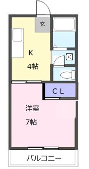 Twin Court Bの間取り画像
